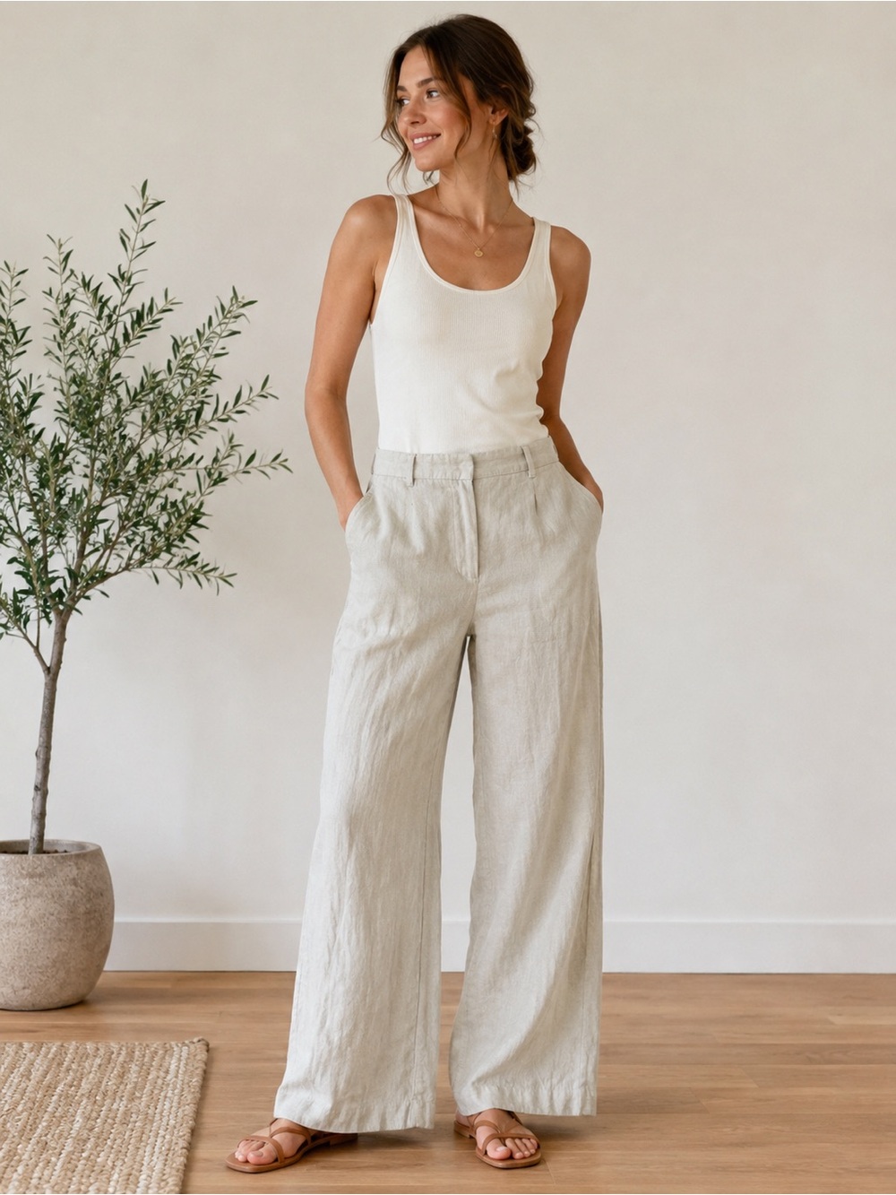Abercrombie & Fitch Linen Collection Pants – Size 31 | 12 NWT